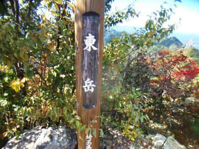 ようやく東岳に到着。あと両神山まで1kmほどかな