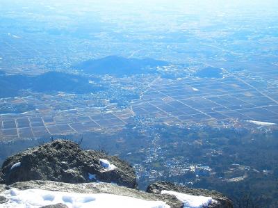 田園風景をズーム。高度感はあるんだけどねえ