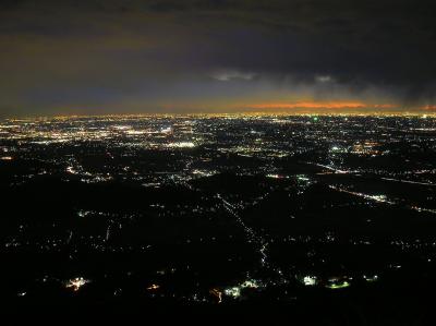 ここの夜景は東京都に伸びていくラインが特徴的かな