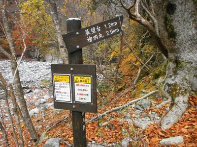 檜洞丸まで2.9kmで、ここから尾根の登りになる