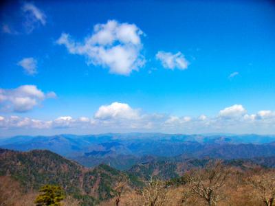 日出ヶ岳の展望。何の山が見えてるんだろうか！？