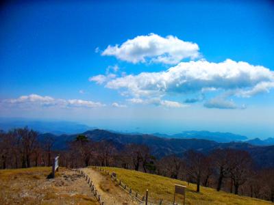 尾鷲付近の海が見えた。ここから海が見えるんやね