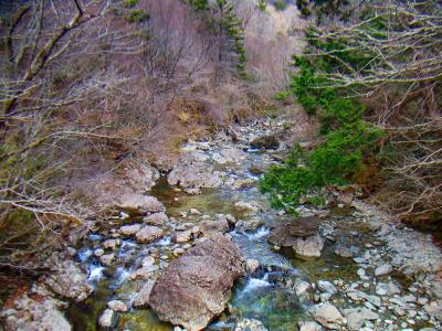 綺麗な沢だね。いつの日かこの沢を下って沢登りしてみたい