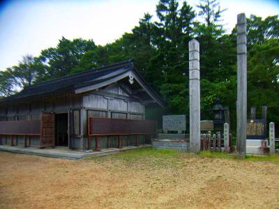 大峰山寺の本堂の広場。こんなものをよくこんなところに建てたな。昔の人はすごい