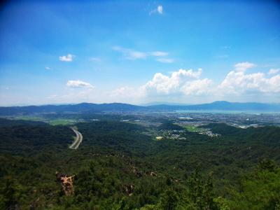 耳岩からの展望。やっぱ夜景撮影に来ないといけないね