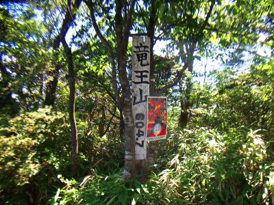 ちょっと古い看板かな。でも頑丈そうだけど数年で文字が薄くなりそう