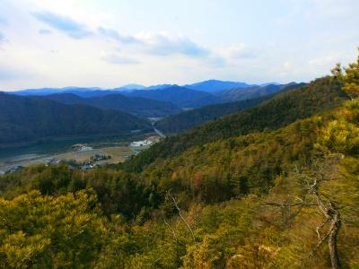 少し登っていくと展望がある。まずは北側