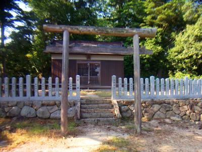 鳥居があって立派だけど、誰が何のためにこの山に建てたのか。昔の人はすごい