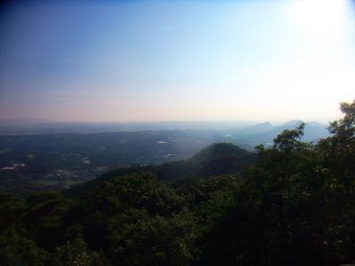 北西側の展望。やはりさっきと同じような景色だ