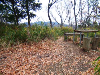 ここにもテーブルがあった。どこでも休憩できそうな場所なのね