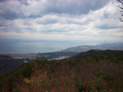 北側には関西国際空港も見える