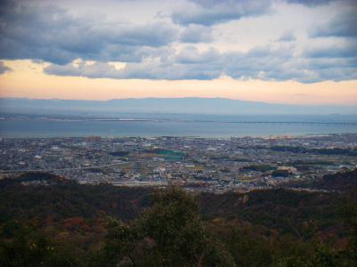 第1パノラマからの展望地からは関空がよく見えた