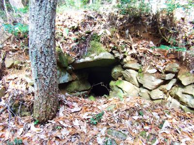 窯跡らしき不思議な穴