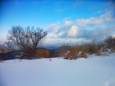 またまた雲がはけて青空がでてきた。変な天気だ
