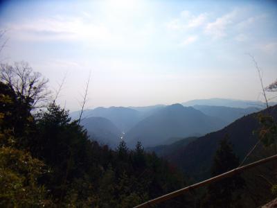 七合目付近に見晴らしの良い場所に・・・