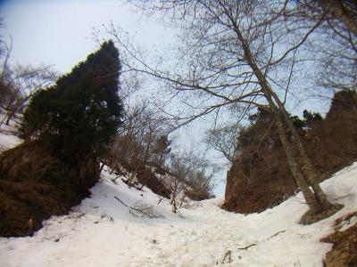 金糞峠付近のピークが見えた