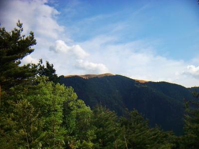 岩湧山がでかでかと見えた。ちょっとズーム気味だけどね