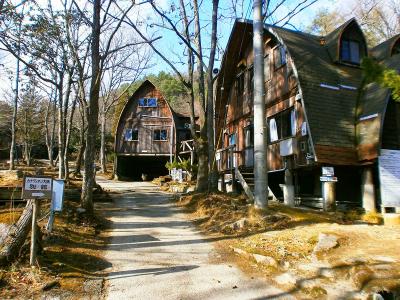 三田アスレチック内は立派なコテージ！？があった