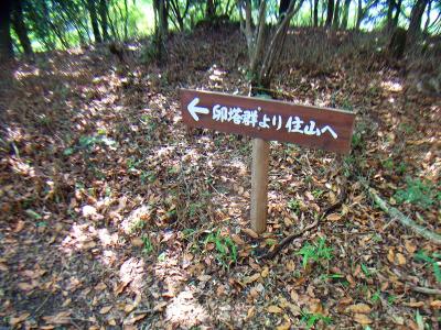 こっちのコースより住山へ下っていく