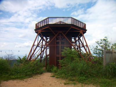 梵天山展望台にあがってみる