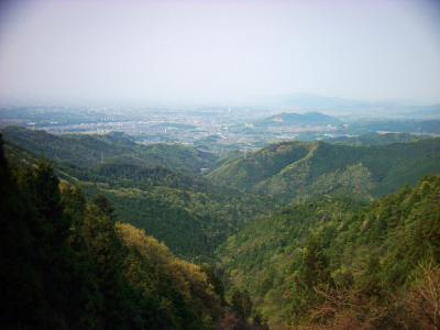 いわわきの道の展望台から見える景色