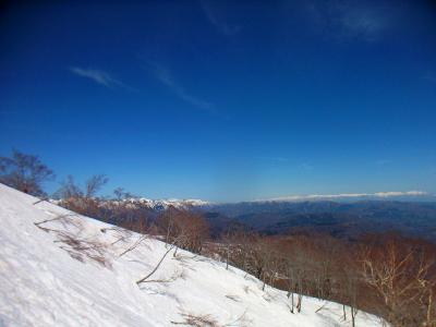この画像には見えないけど、この場所から剱岳まで見えた