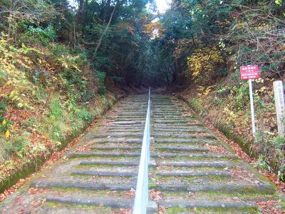 この階段が結構長い