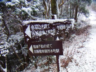 分岐。ここは石山寺方面へ進む