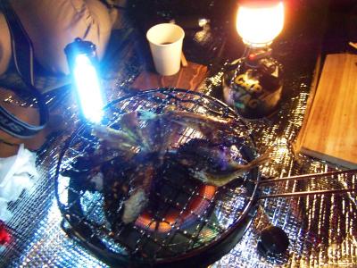 デザート代わりにアジのみりん干し。これはお酒が欲しくなるね