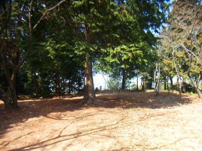 雨山の頂上近くには広場のようなところがあってベンチなど設置されている