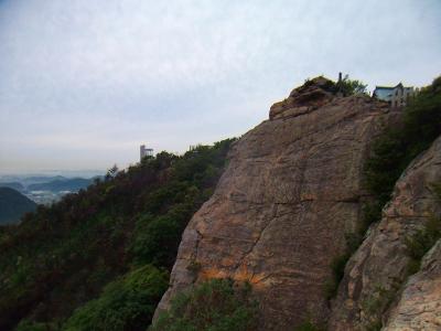 少し南側に下って岩を見てみると断崖絶壁になっていた。撮影の時に注意しないといけないね