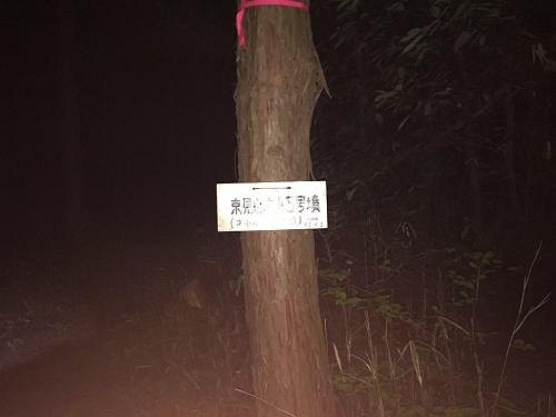 続いてトンガリ山に進む途中でまた古墳があったが何書いてるかわからない