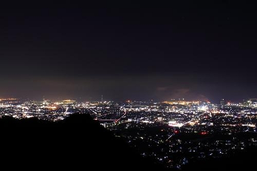 見晴らし台より南側の夜景