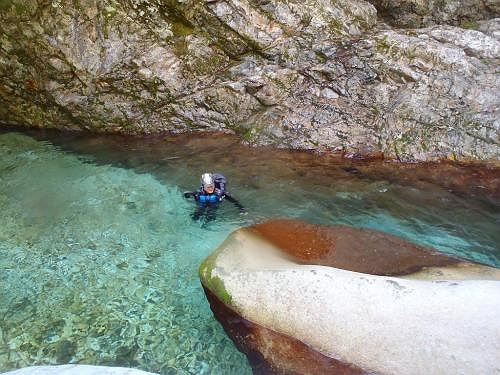 大峰ブルーに浮かぶkatsuさん