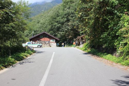 一の沢登山口に到着