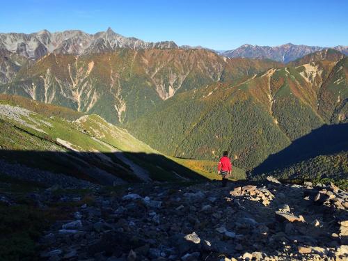 ひでぶーさんと槍ヶ岳方面