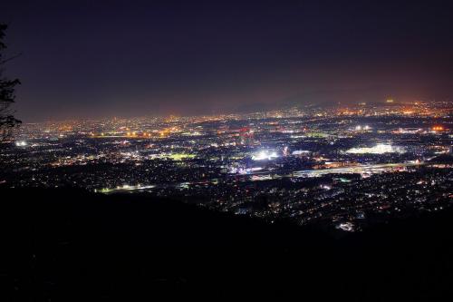 京都市街地側の撮影