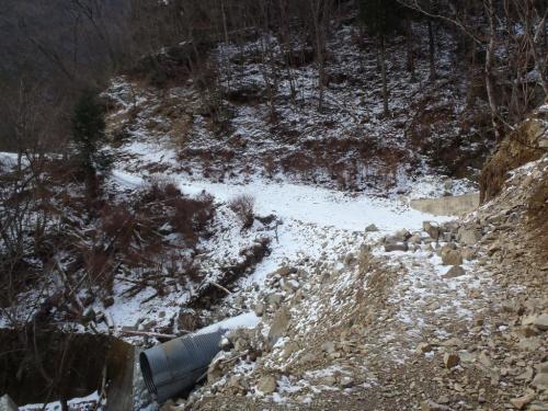 ここは崩れていたところだけど直っていた