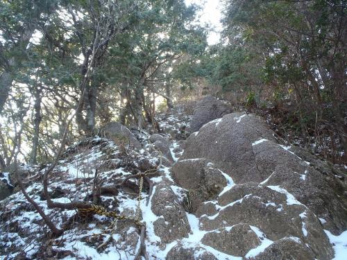 急登はまだまだ続き息切れ状態