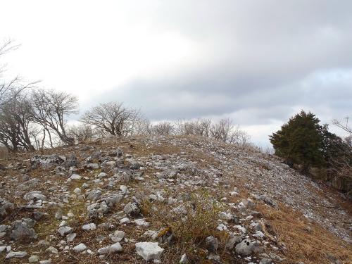 茶野山頂(930m)はなんもなし