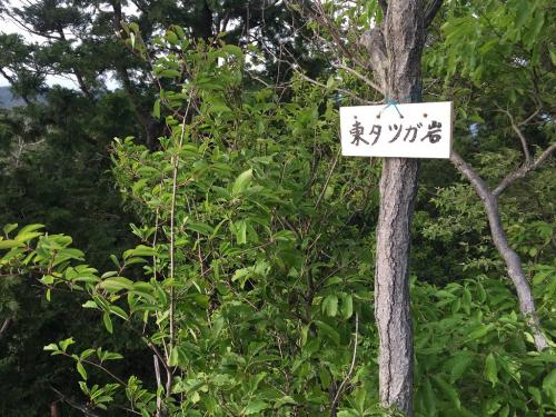 東タツガ岩に到着