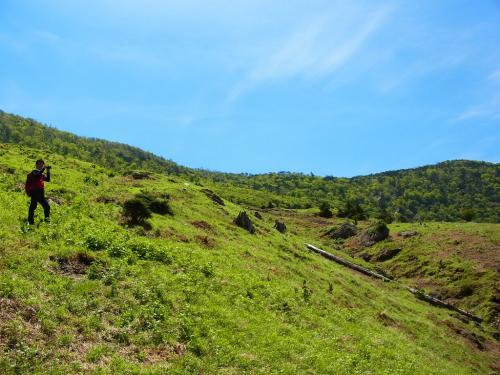 神仙平２　撮影に必死