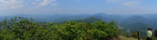 北側～東側の展望をパノラマ