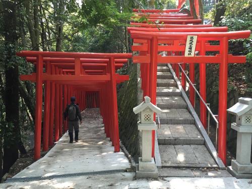 鳥居まで戻ってきた