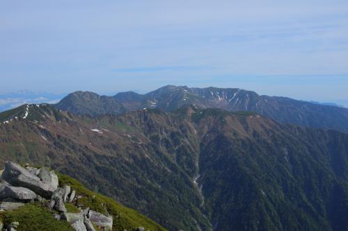 宝剣岳、木曽駒ヶ岳もこの通り