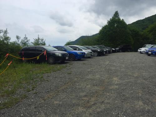 駐車場到着！お疲れ様でした～～ここまで長かった～～～