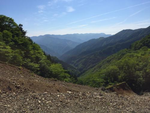 今日は晴天だけど、朝はこのあたりガスってたはず・・・