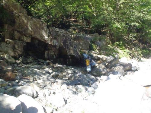 ここから白子谷に入る