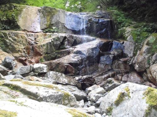 ここが二俣になっていて最後の滝となる