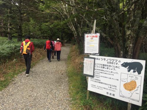 出発～♪トラウマだろうか！？熊の絵が気になる